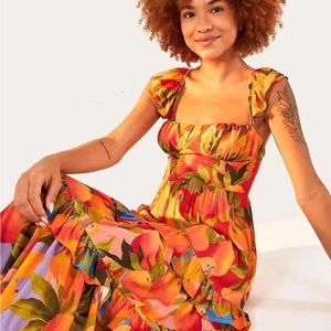 Brand new farm Rio maxi dress. Size M. I bought it in Brazil and never wore it.